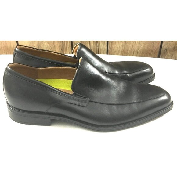Florsheim Amélio Loafer Men dress Black Shoes Sz 9M - Picture 1 of 5